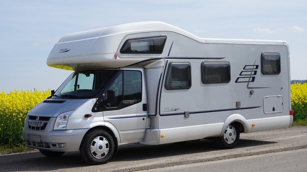 Camping car à l'arret